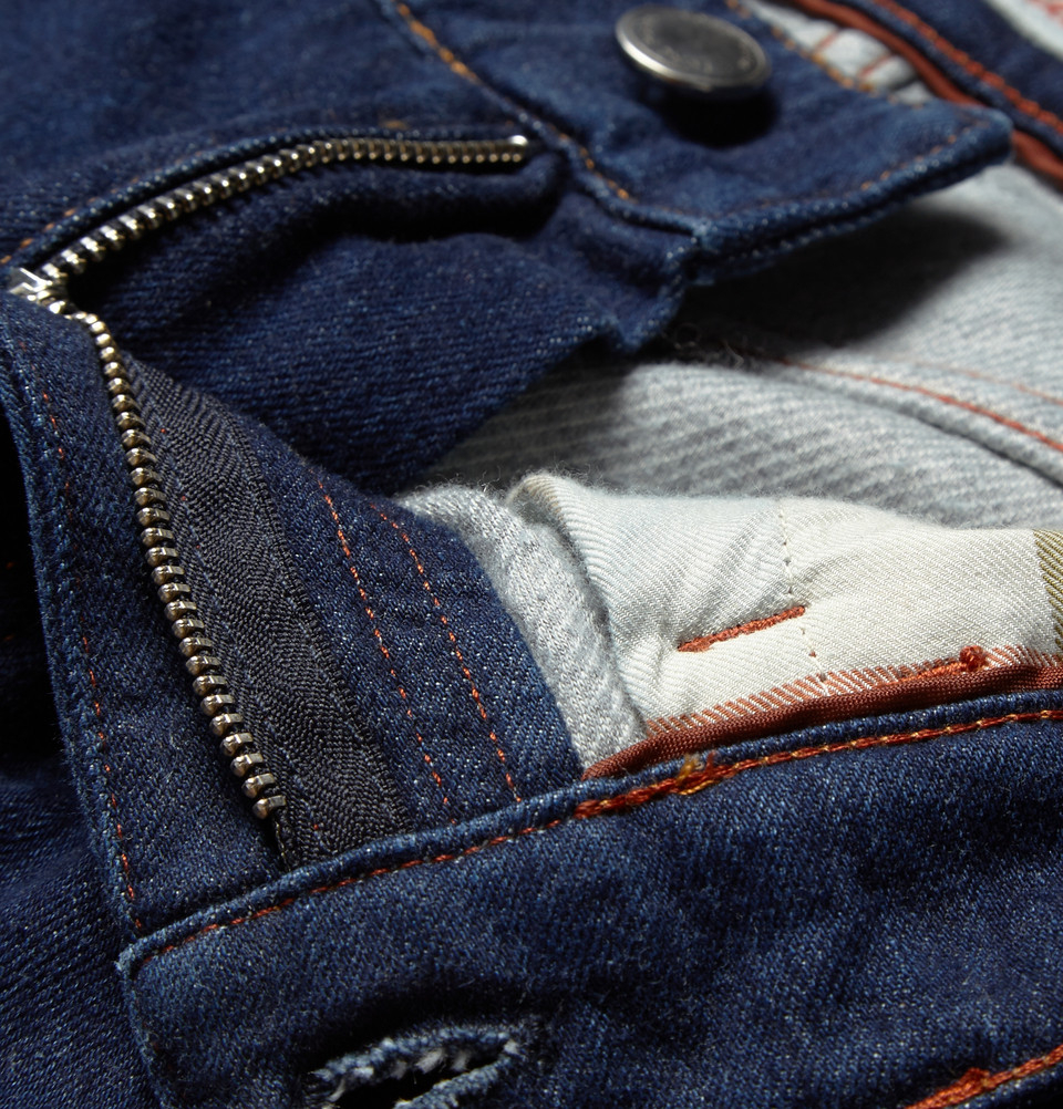 Cashmere-Lined Denim Jeans 