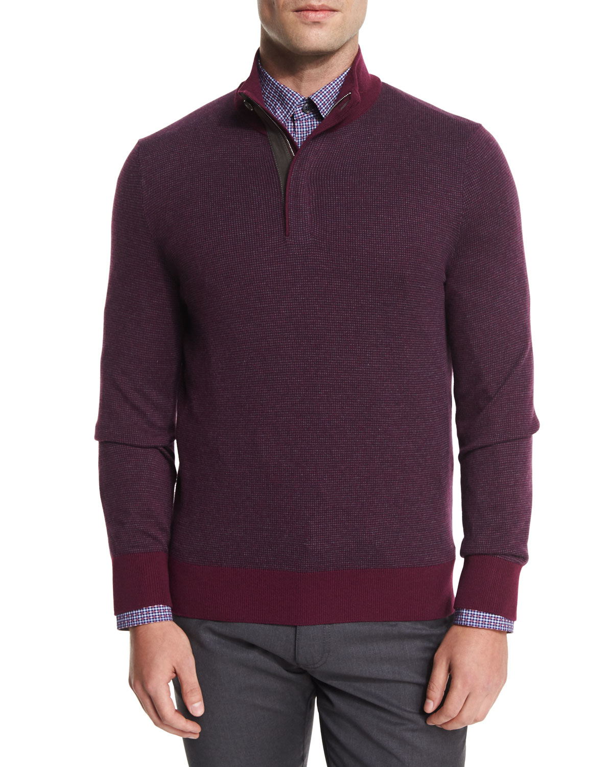 Abnkarwin 2018 100% Cotton Striped Men Sweaters Thin