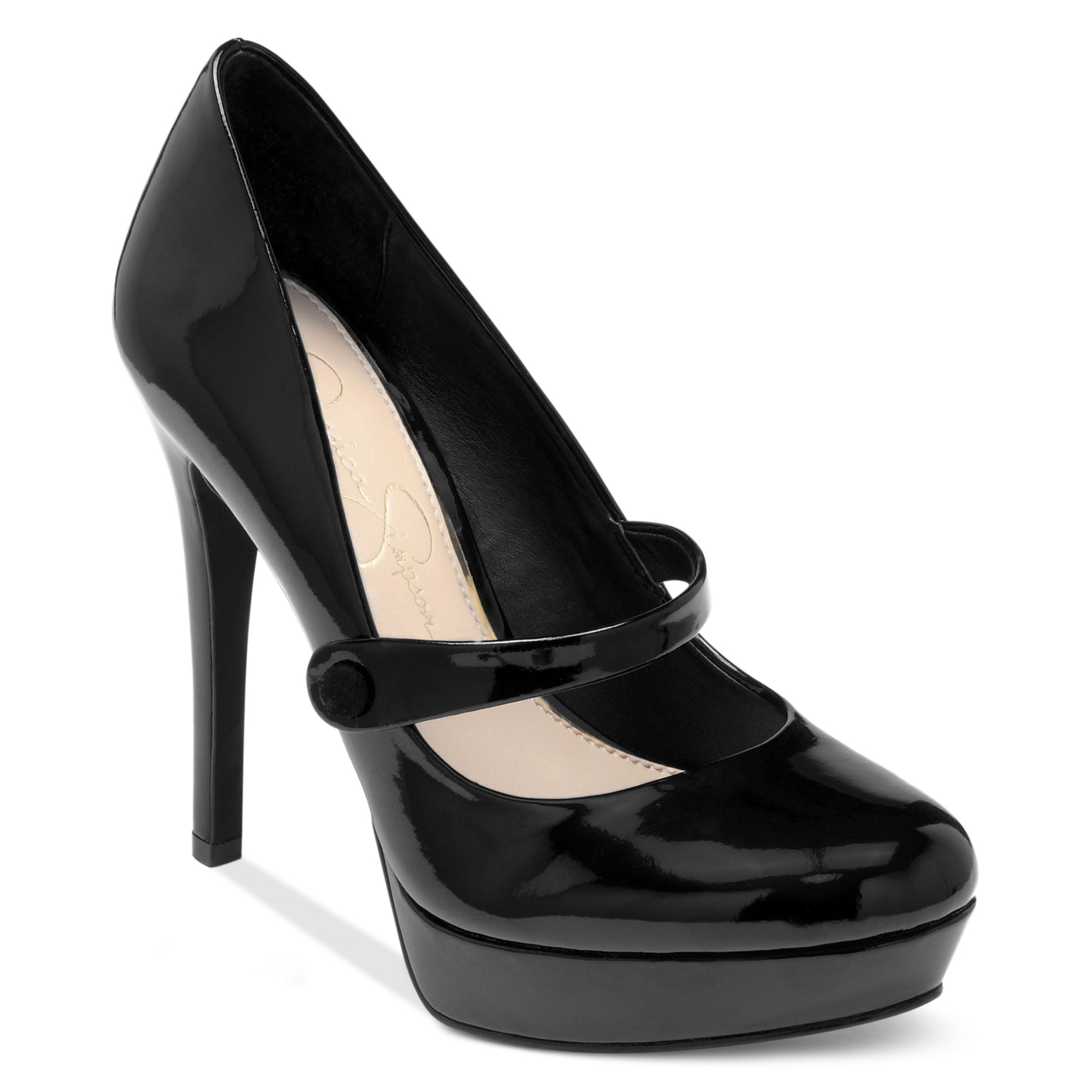 Jessica Simpson Bogart Mary Jane Platform Pumps in Black Lyst
