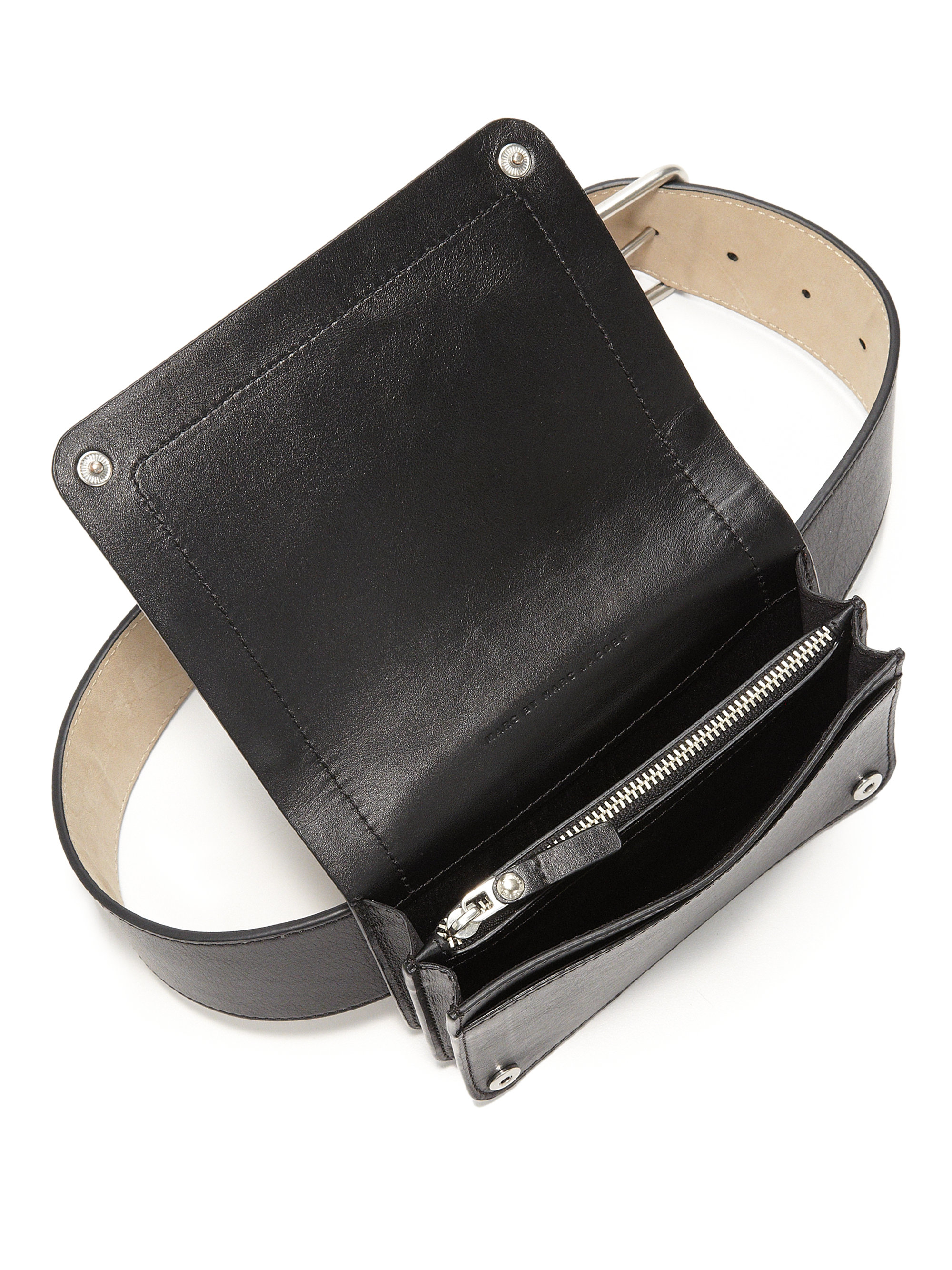 Lyst - Marc By Marc Jacobs Quintana Leather Belt Bag in Black