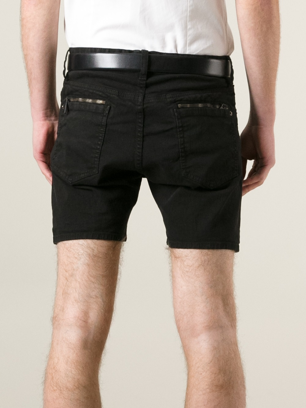 DSquared² Denim Shorts in Black for Men - Lyst