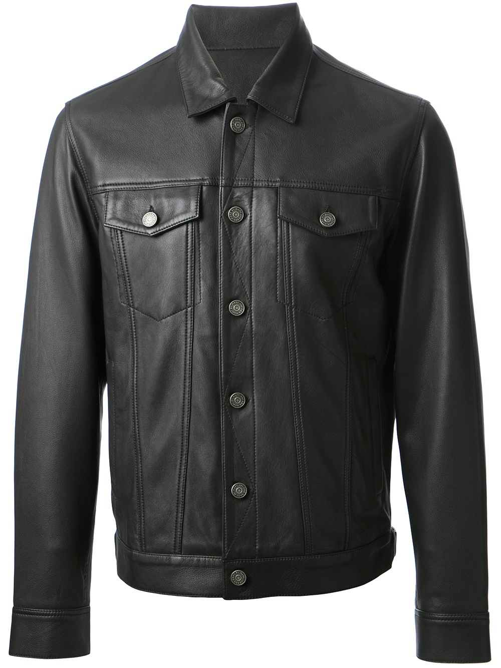 Marc By Marc Jacobs Classic Leather Jacket in Black for Men - Lyst