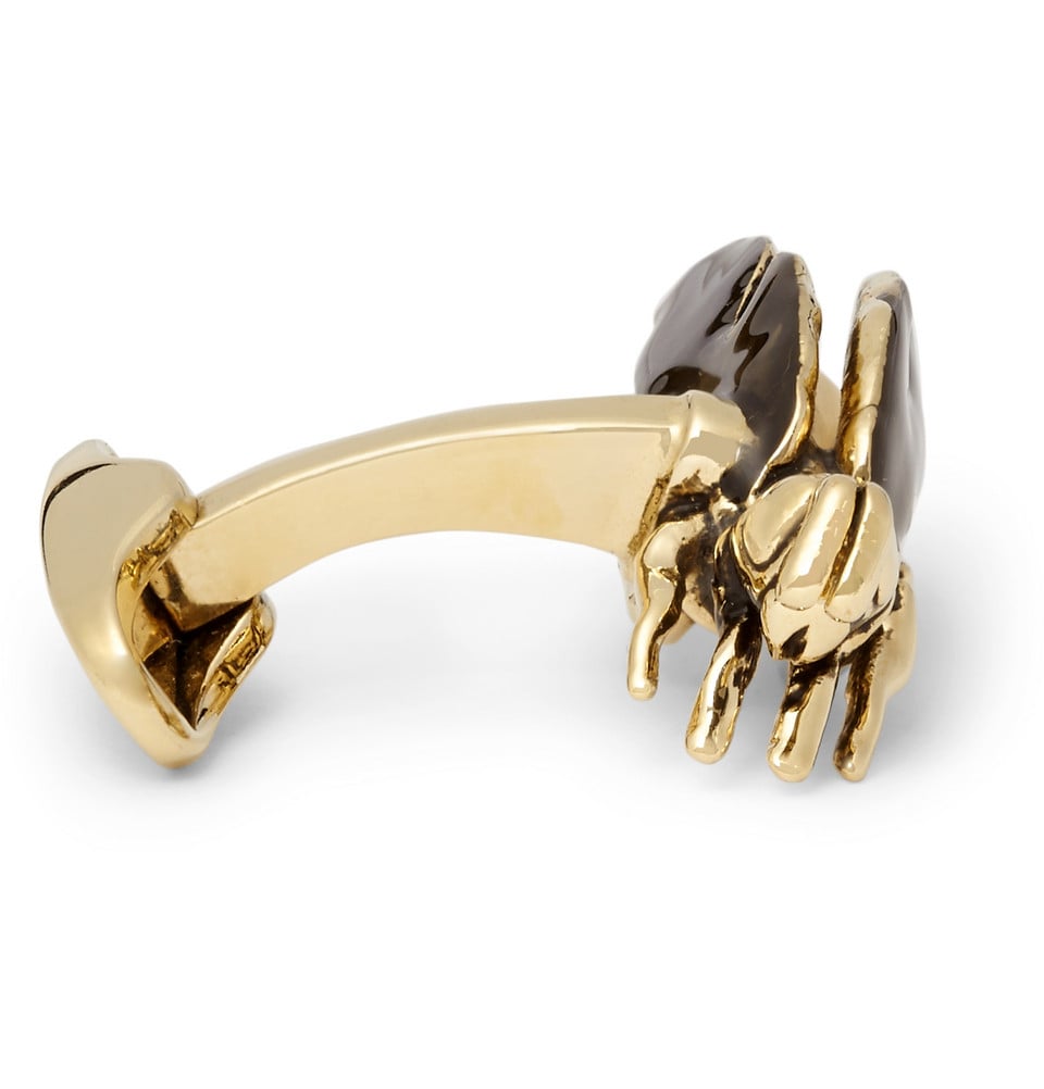 Paul Smith Bee Enamelled Brass Cufflinks in Gold (Metallic ...