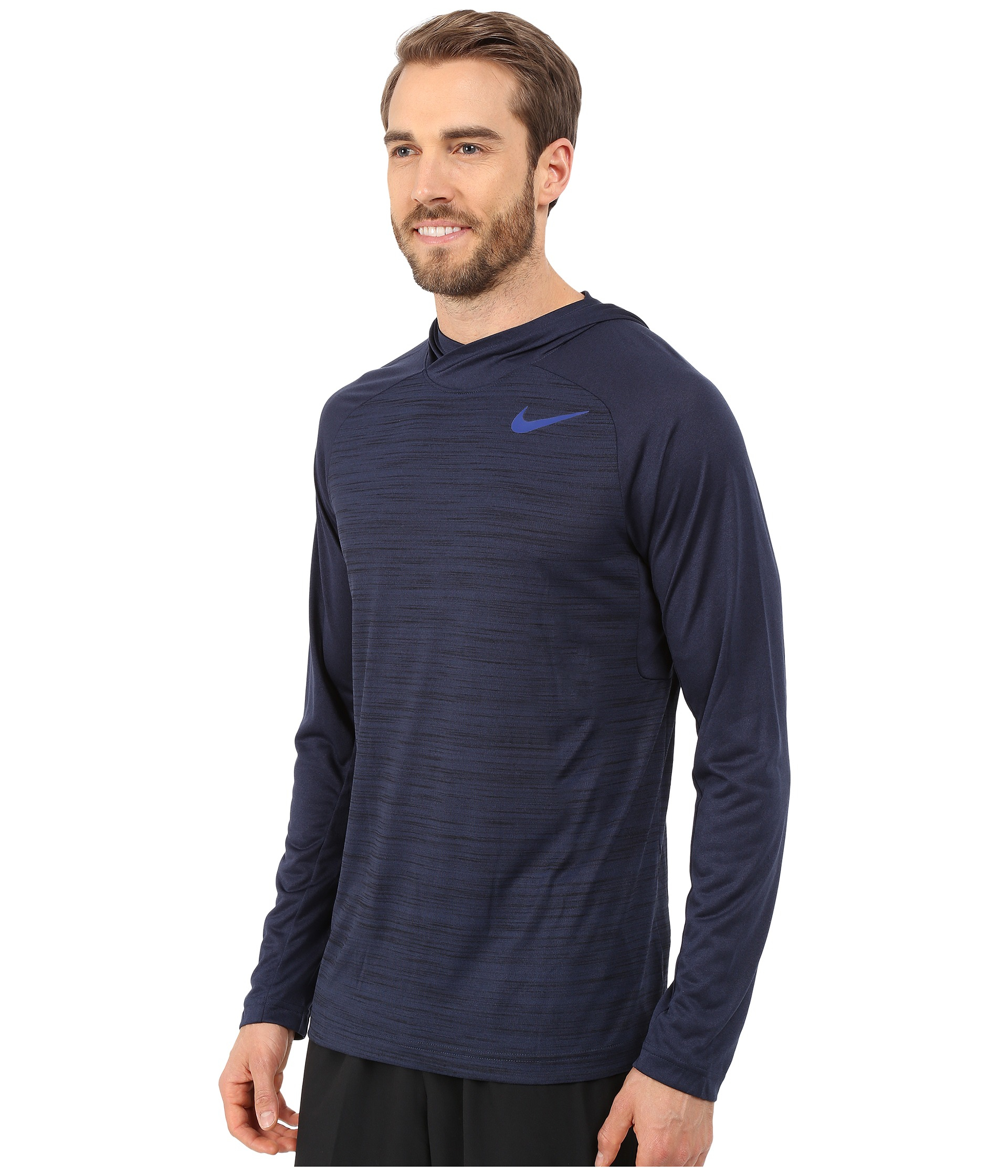 nike dri fit touch long sleeve hoodie