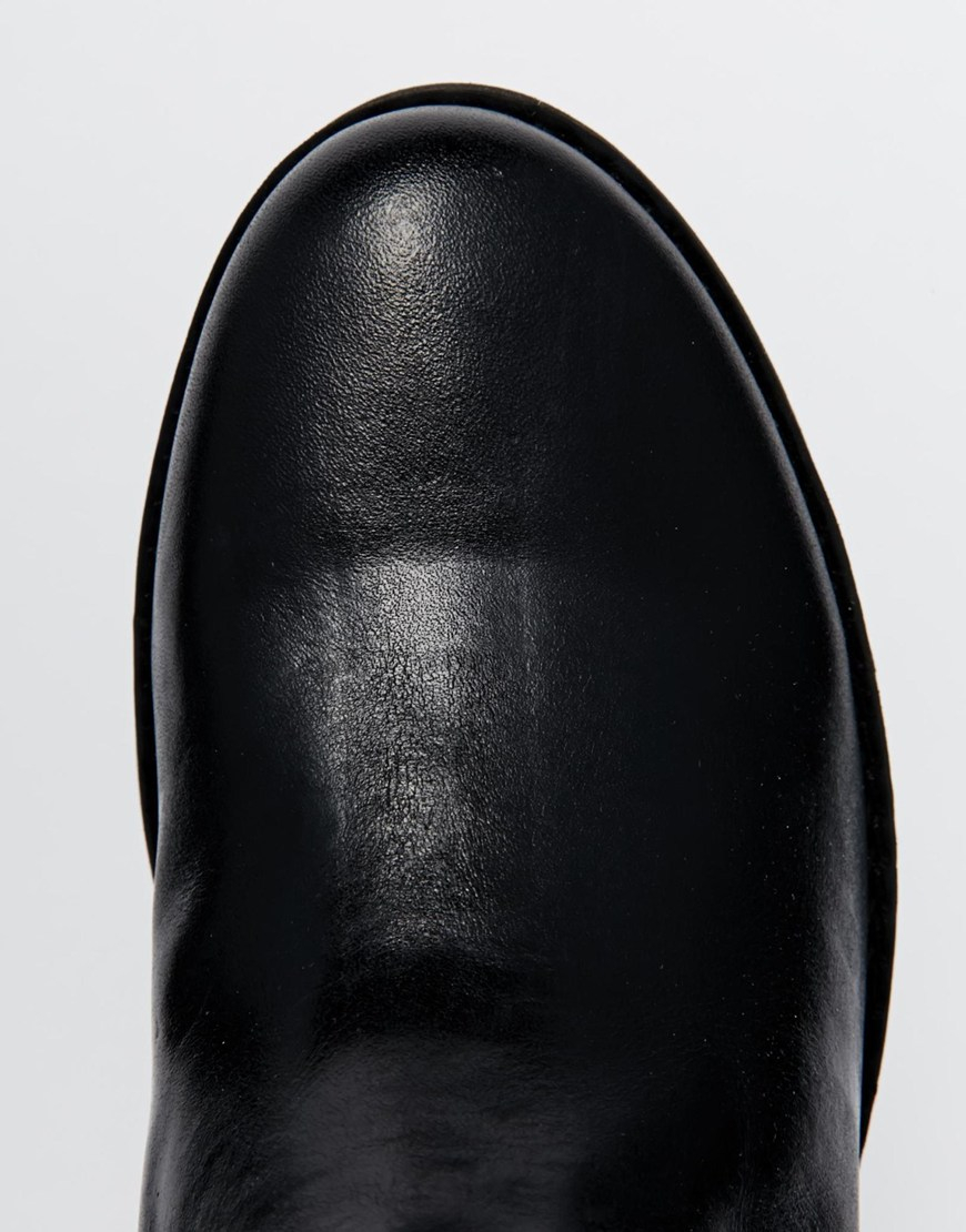 ALDO Sauma Zip Back Flat Chelsea Boots in Black | Lyst