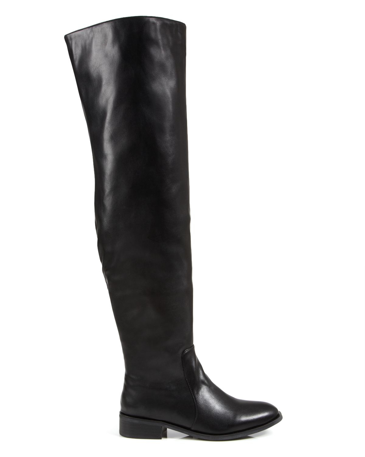 Jeffrey Campbell Leather Over The Knee Boots - Bizou in Black - Lyst