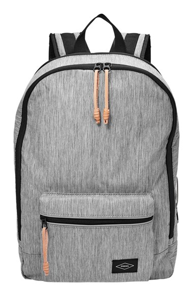 fossil canvas backpack