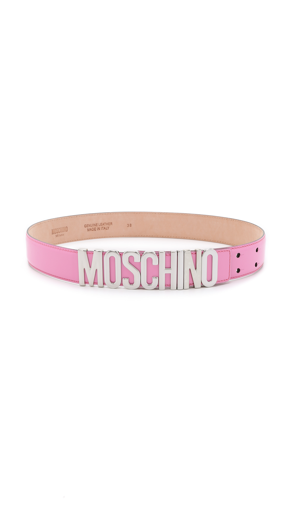 moschino belt pink