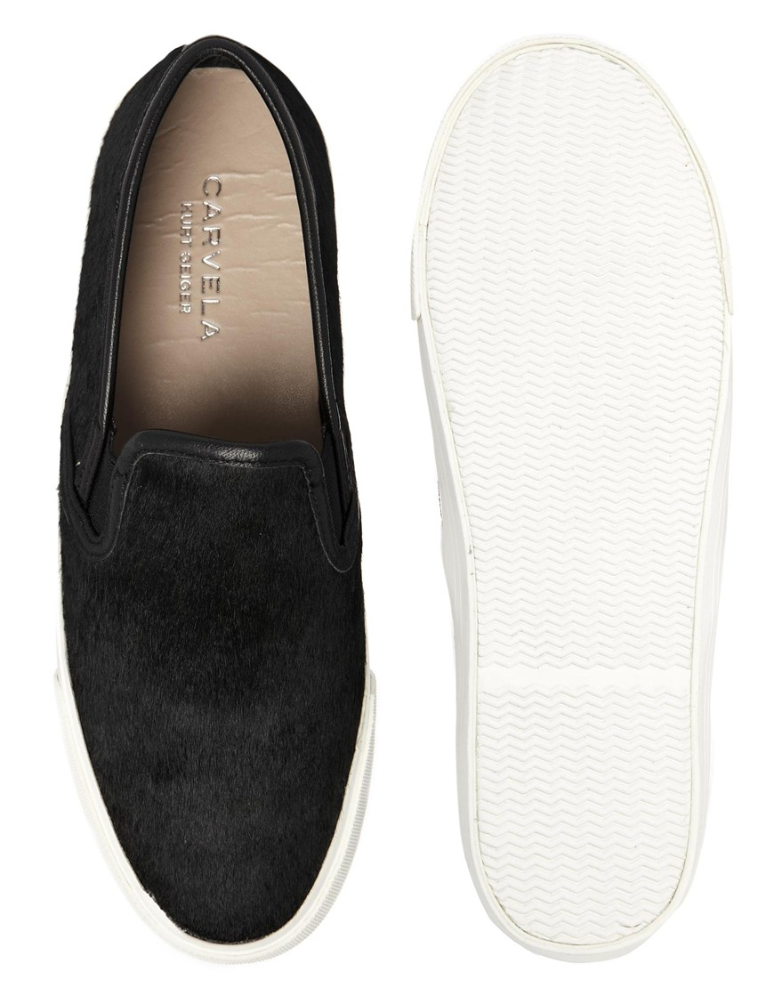 kurt geiger carvela slip on trainers