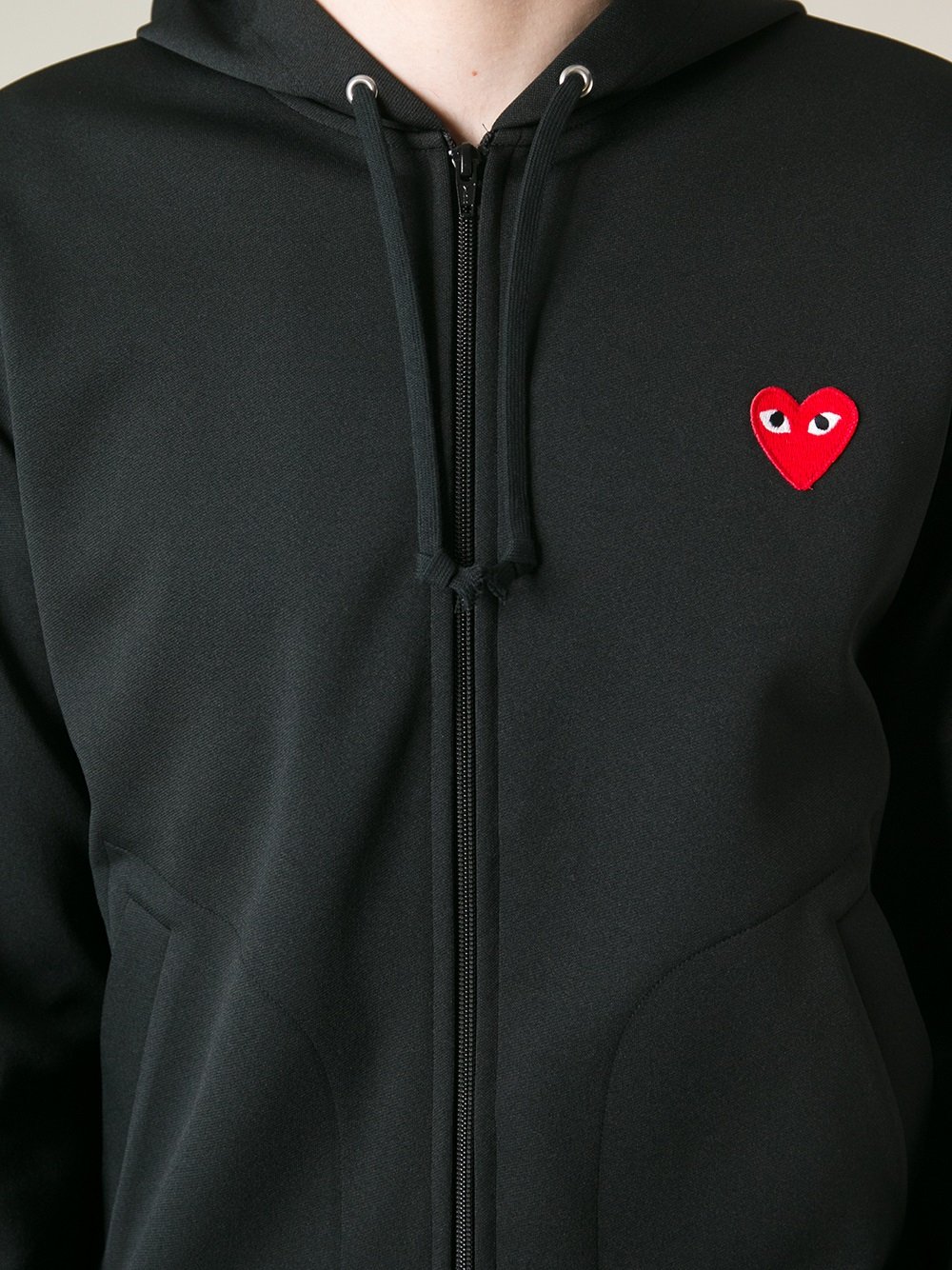 hoodie with heart logo