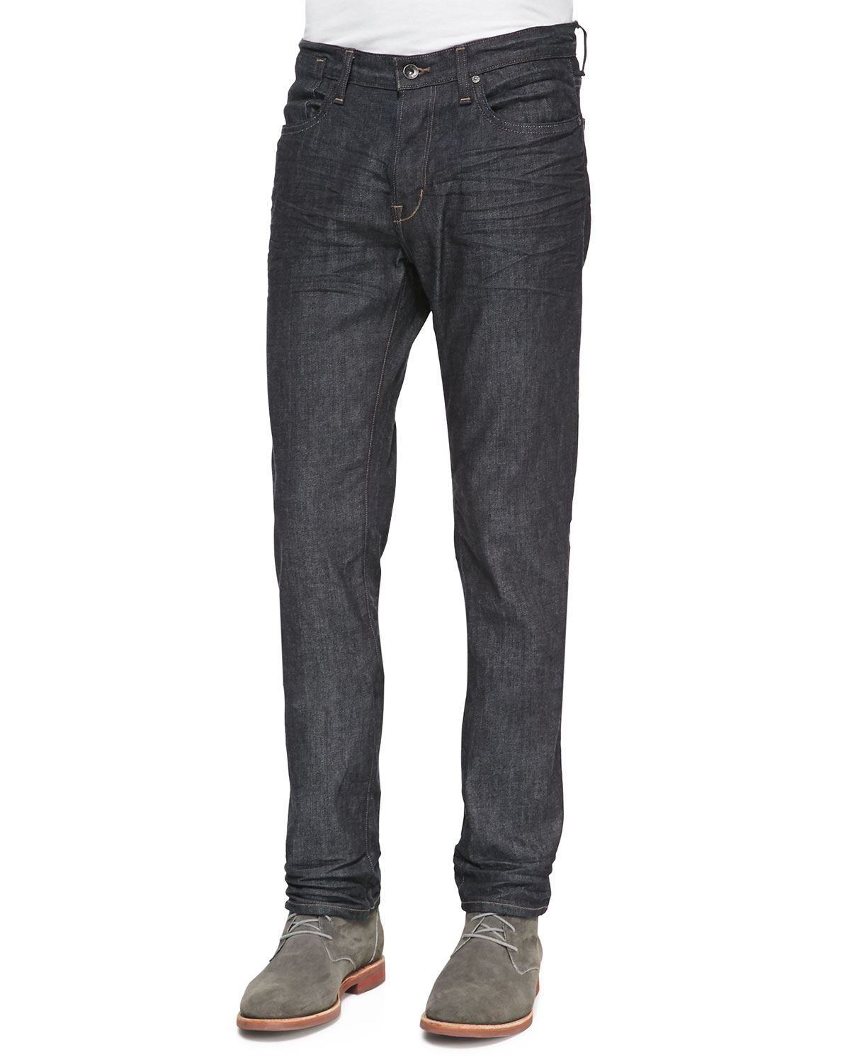 Lyst - John Varvatos Bowery Slim-fit Denim Jeans in Blue for Men