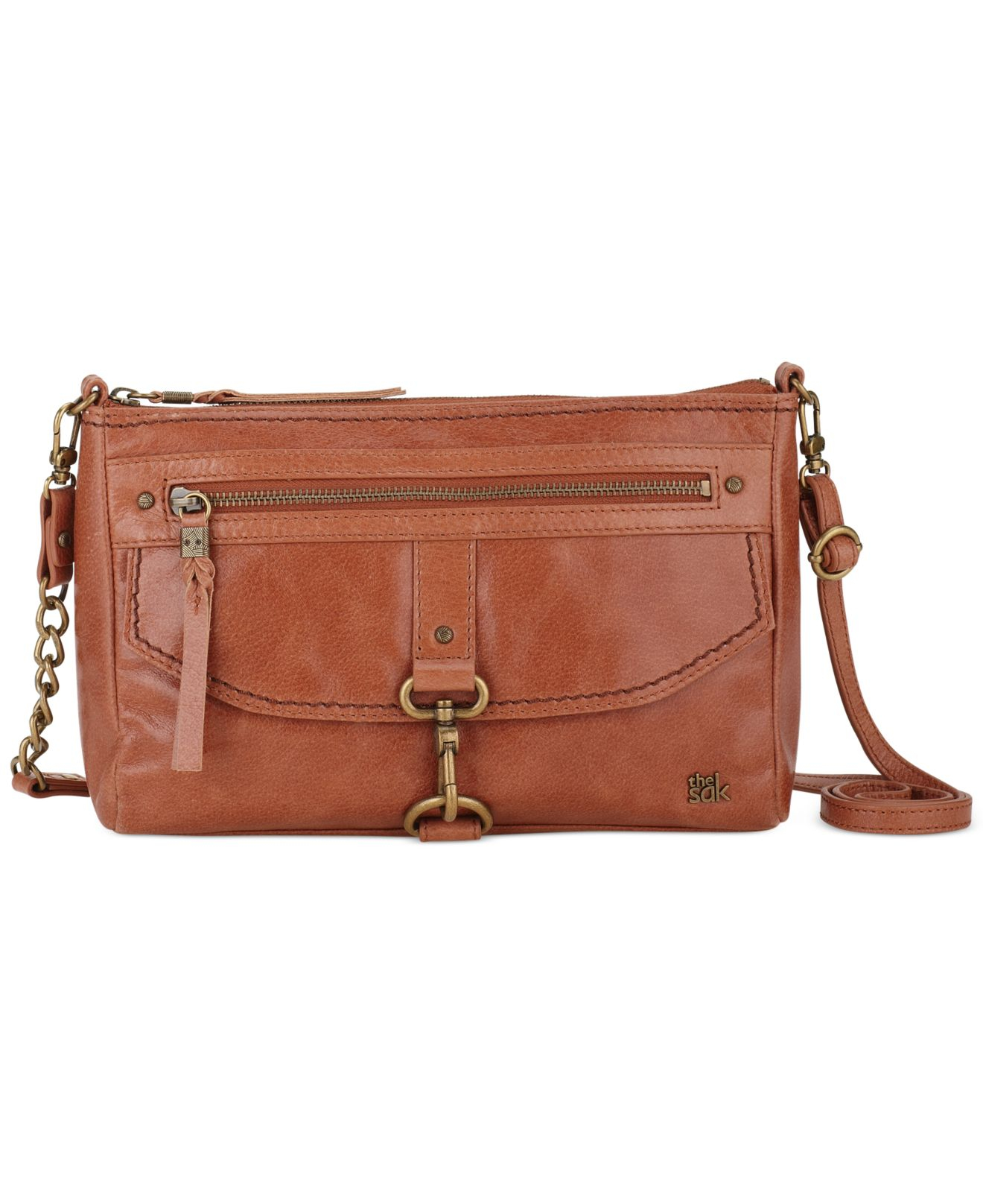 The sak Ventura Leather Crossbody in Brown Lyst
