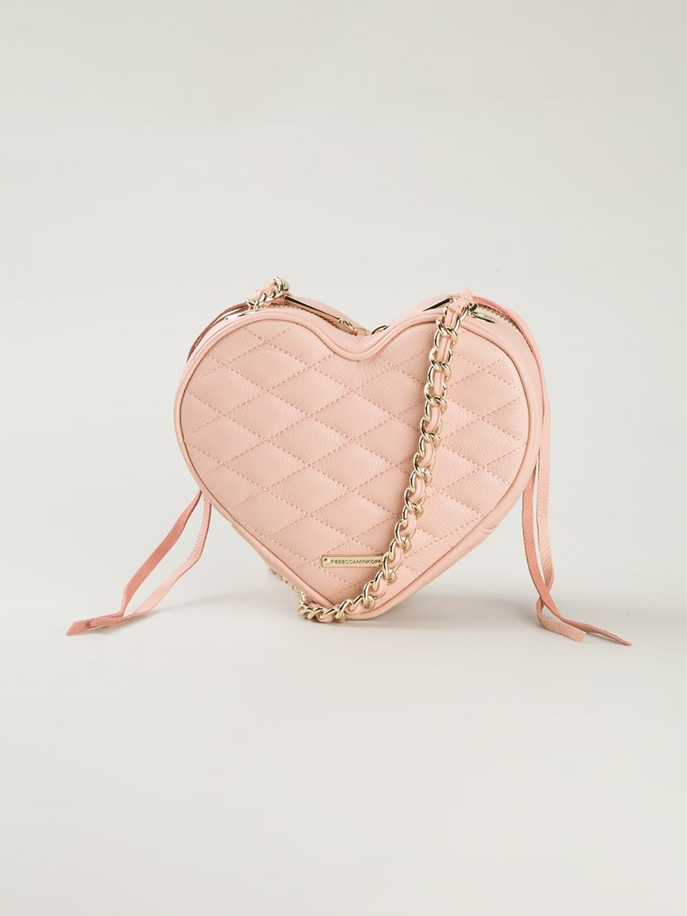 Lyst - Rebecca Minkoff Heart Cross Body Bag in Pink