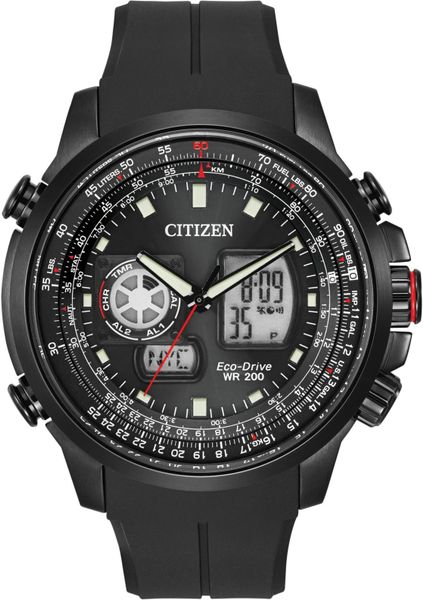 Citizen Men'S Analog-Digital Chronograph Eco-Drive Promaster Air Black