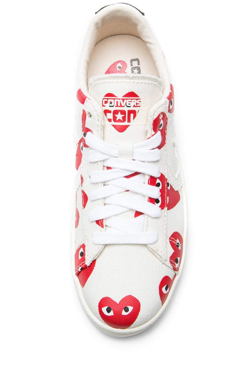 comme des garcons canvas sneakers