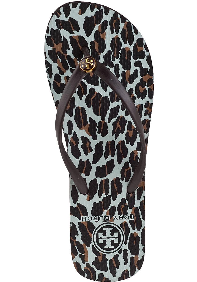 Tory Burch Thin Printed Flip Flop Leopard | Lyst