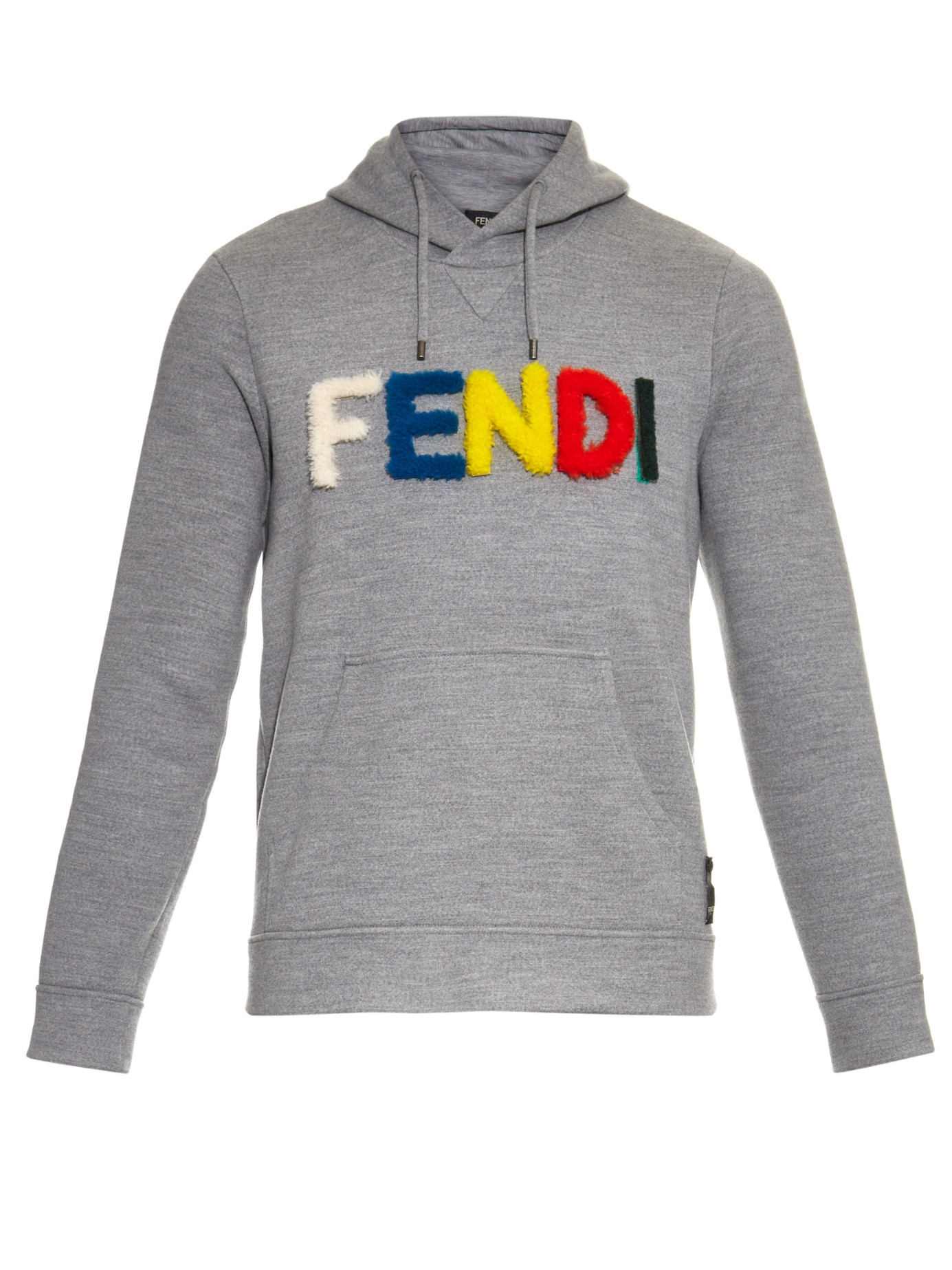 Fendi Monster Wool Hooded Sweater in 