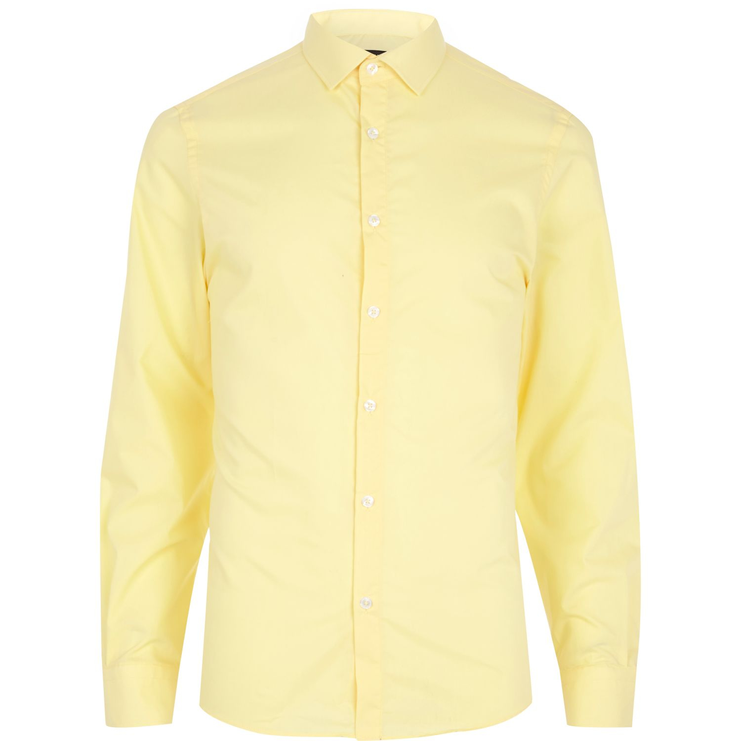 pale yellow long sleeve shirt