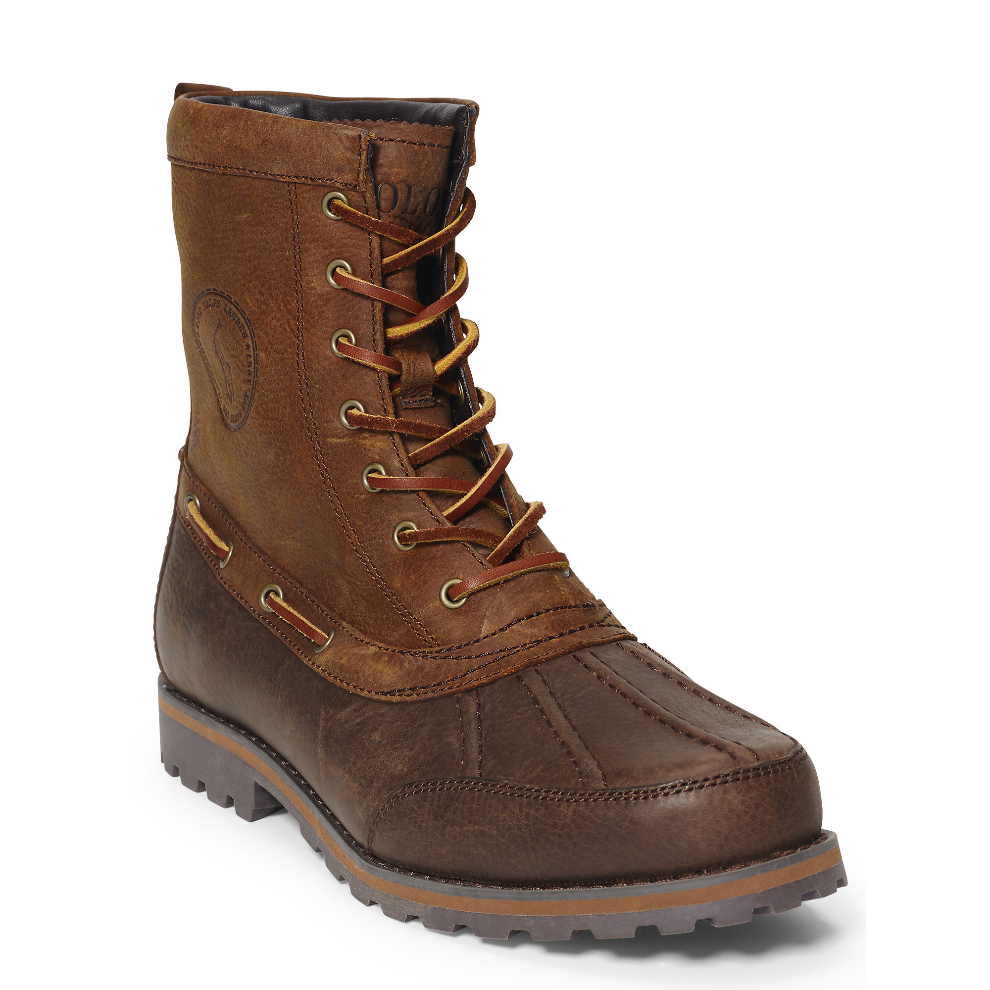 Polo Ralph Lauren Whitsand Leather Boot in Brown for Men | Lyst