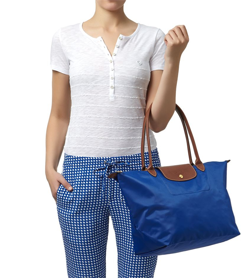 longchamp le pliage large shoulder tote