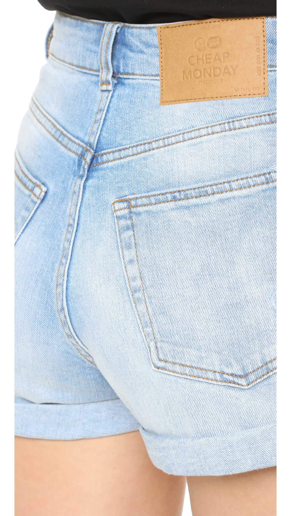 Cheap Monday Donna Shorts in Blue | Lyst