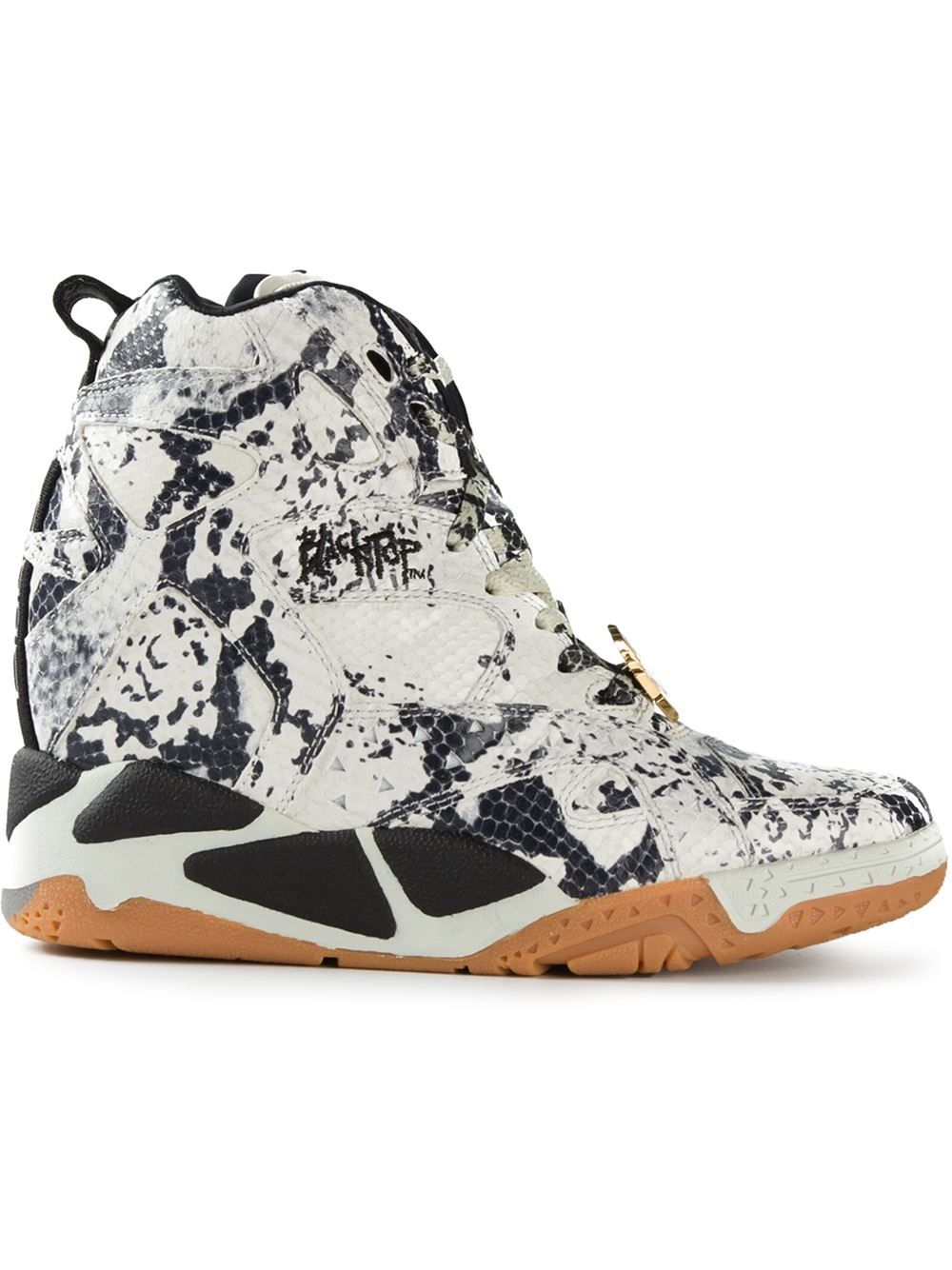 reebok blacktop pump wedge sneakers