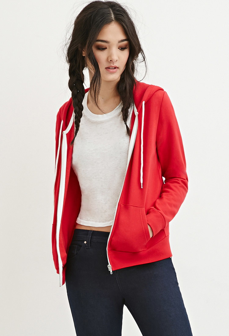forever 21 red sweatshirt