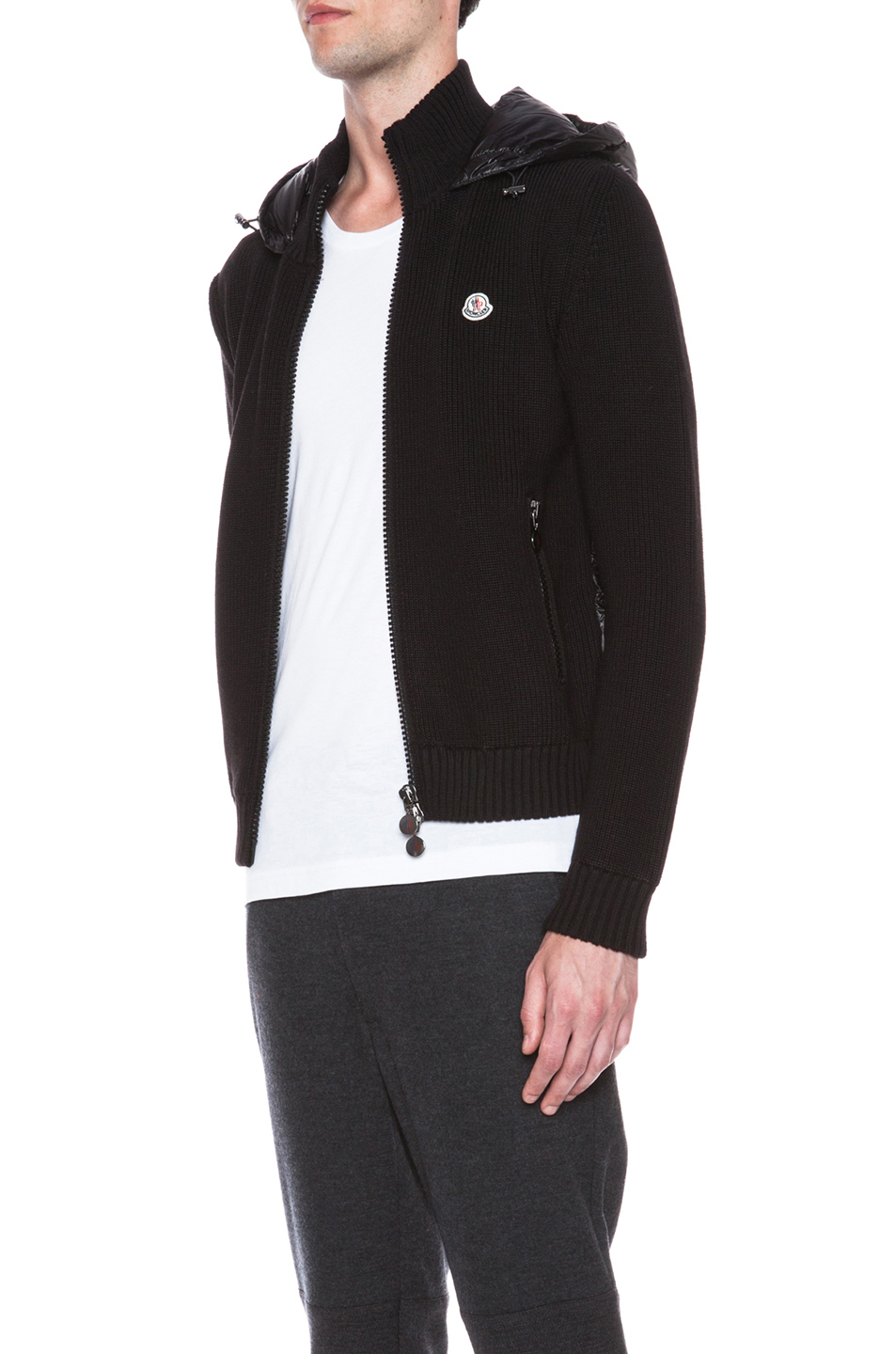 moncler cardigan hoodie