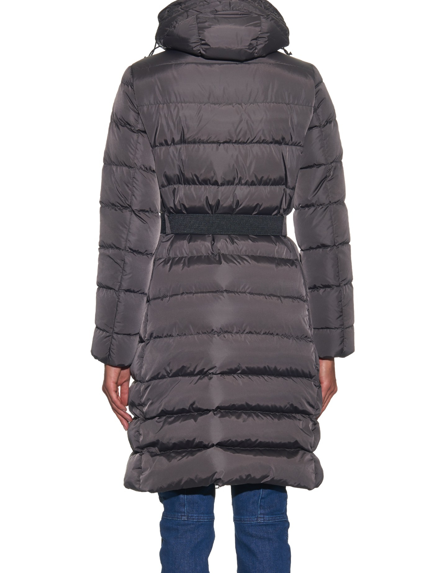 Moncler Genevriette Quilteddown Coat in Gray Lyst