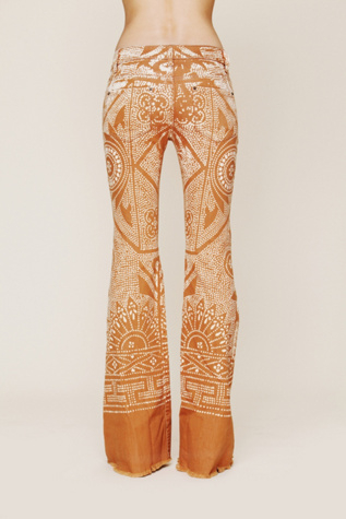 Discharge Bali Flare in Caramel Wash 