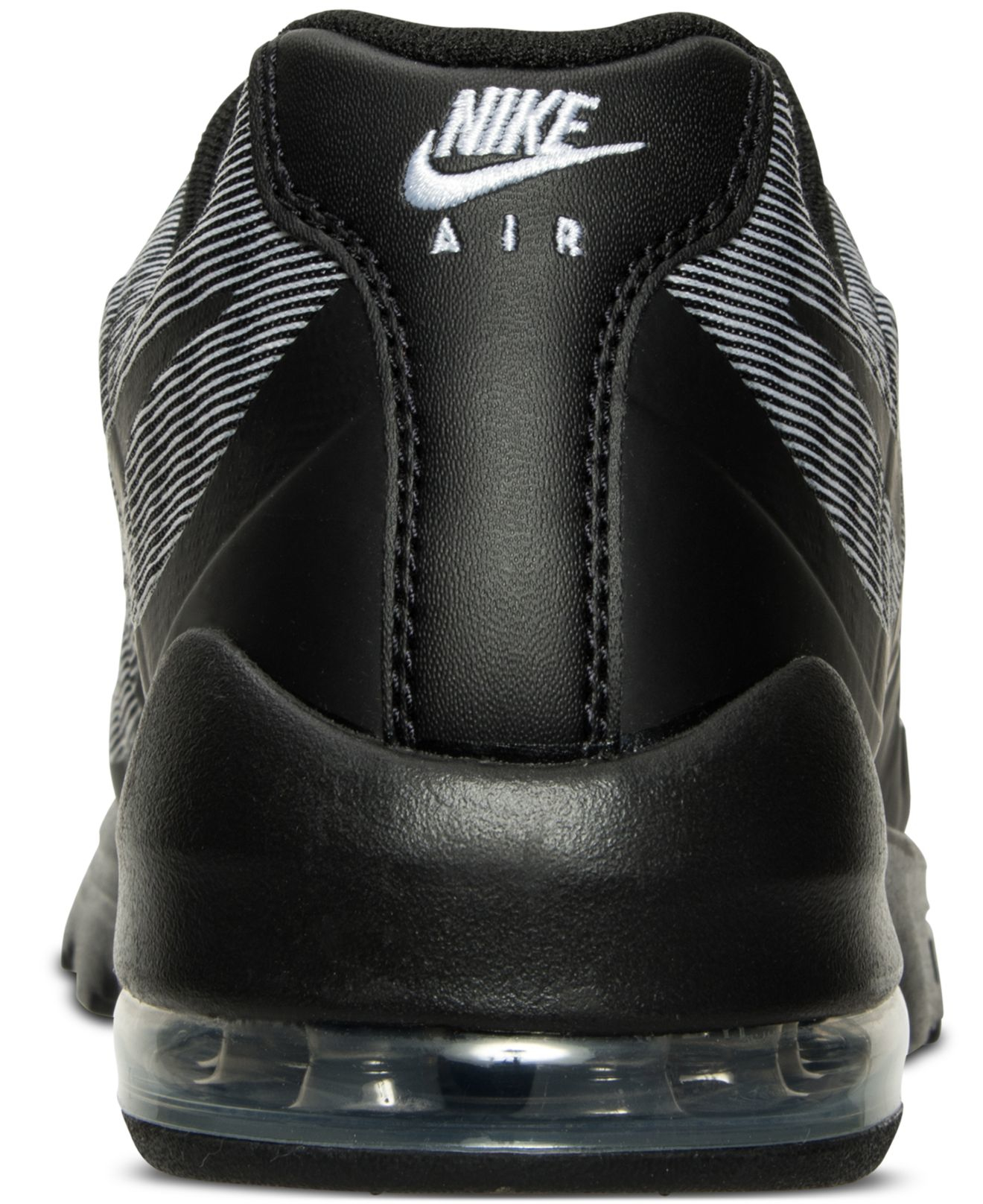 Nike Synthetic Men S Air Max Invigor Premium Running Sneakers From Finish Line In Black Black