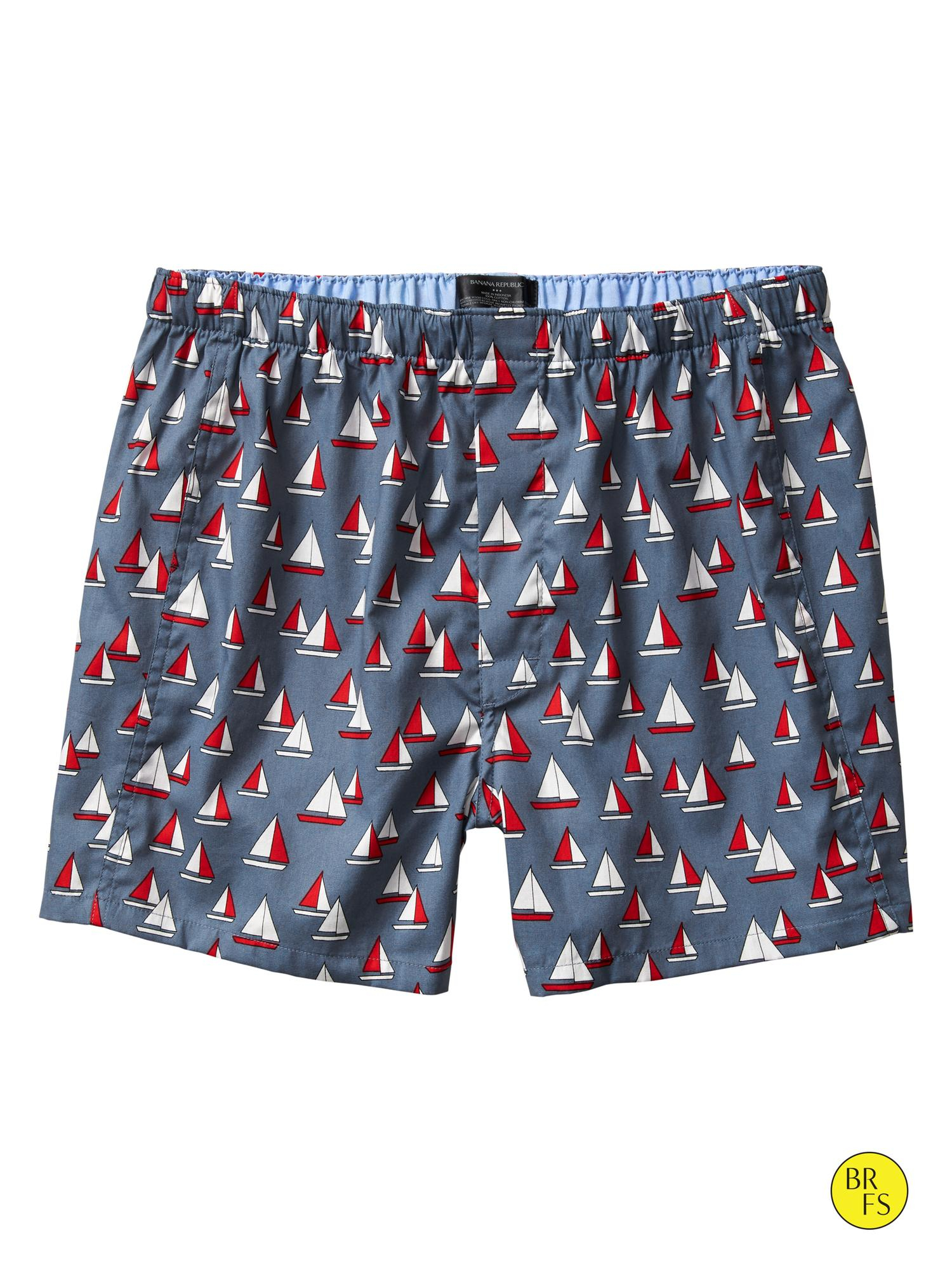 Banana republic Factory Sailboat Boxer in Blue for Men (Blue pearl) Lyst