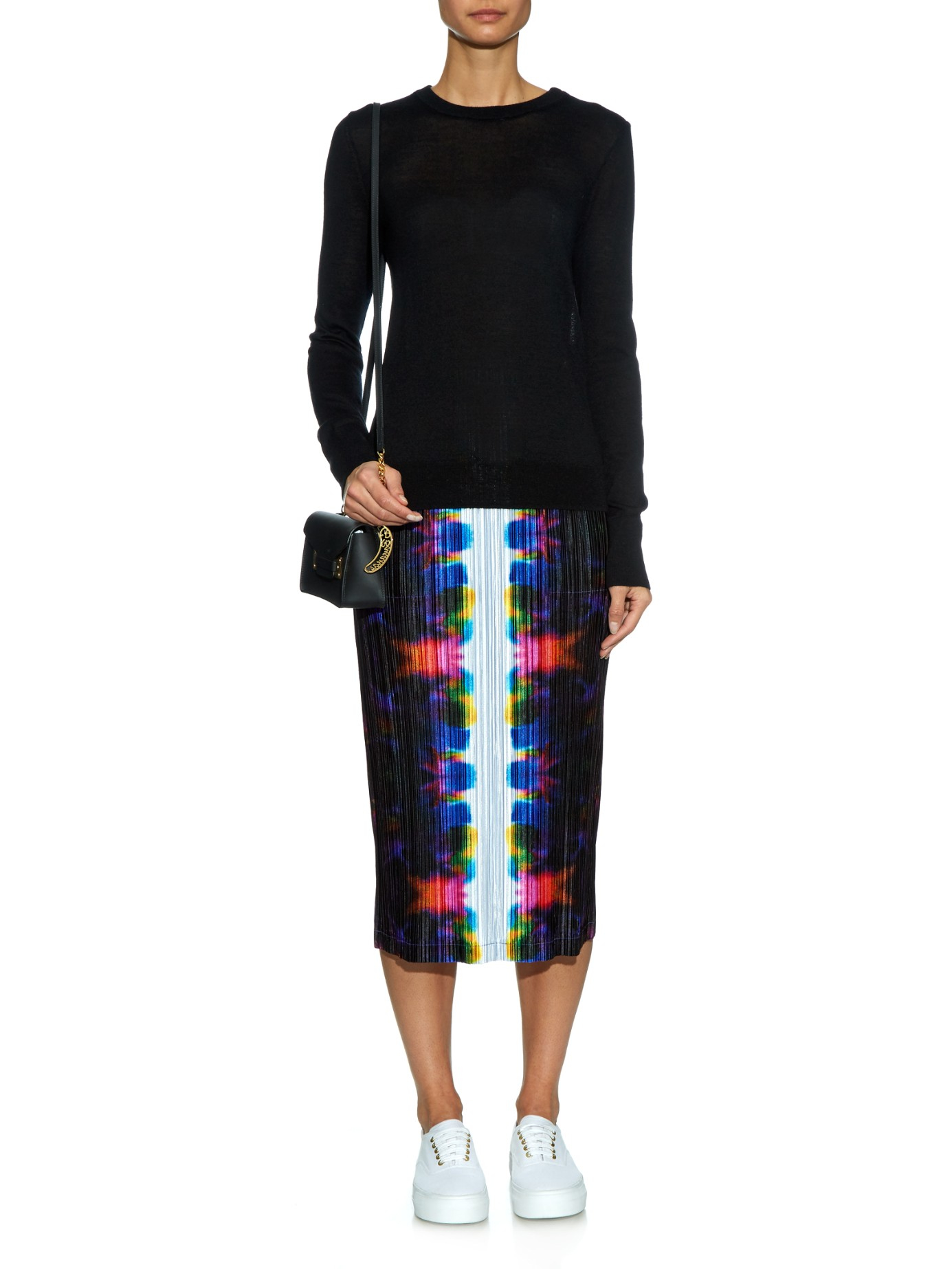 Pleats Please Issey Miyake Tie-dye Pleated Skirt | Lyst