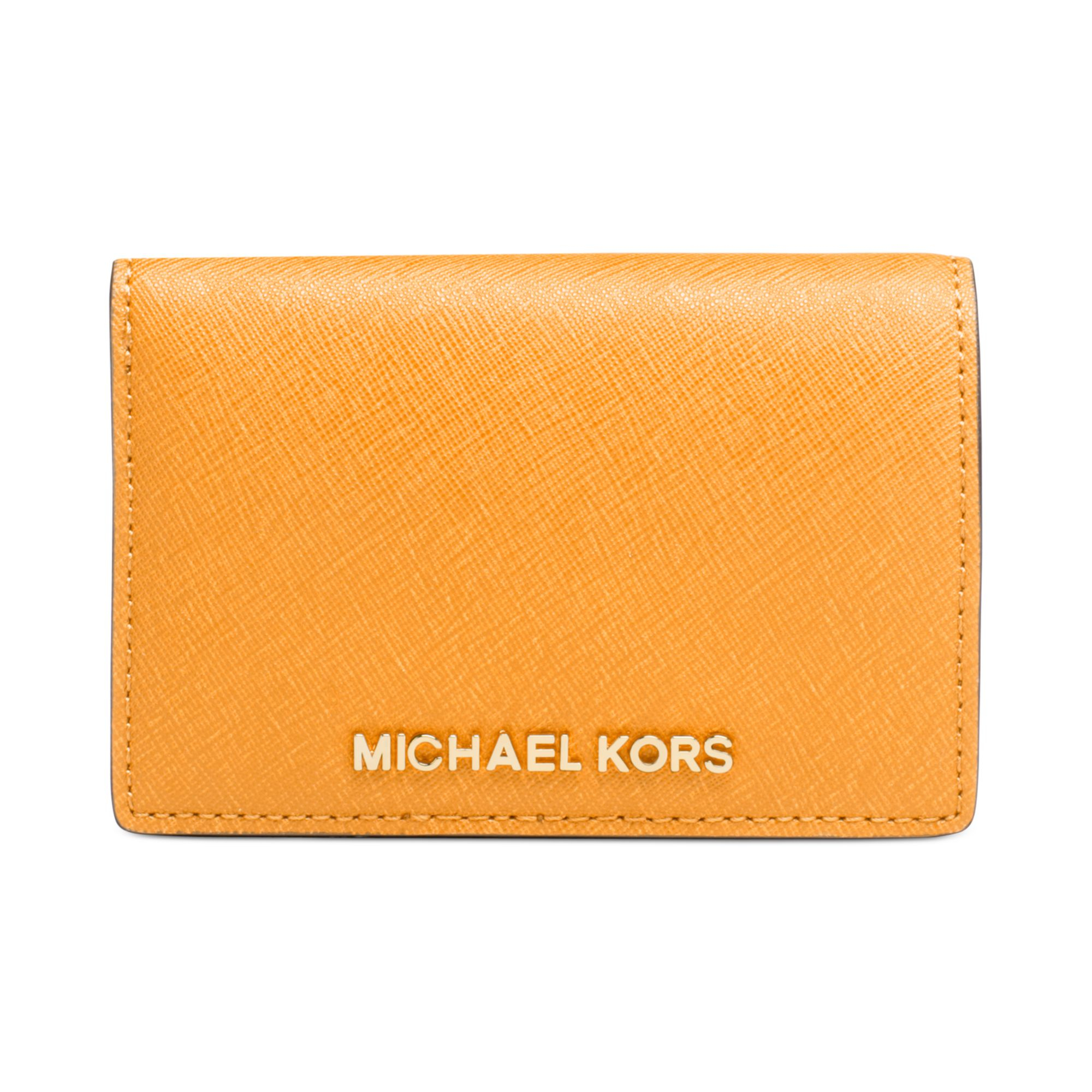 Michael Kors Michael Jet Set Travel Medium Slim Wallet in Vintage ...