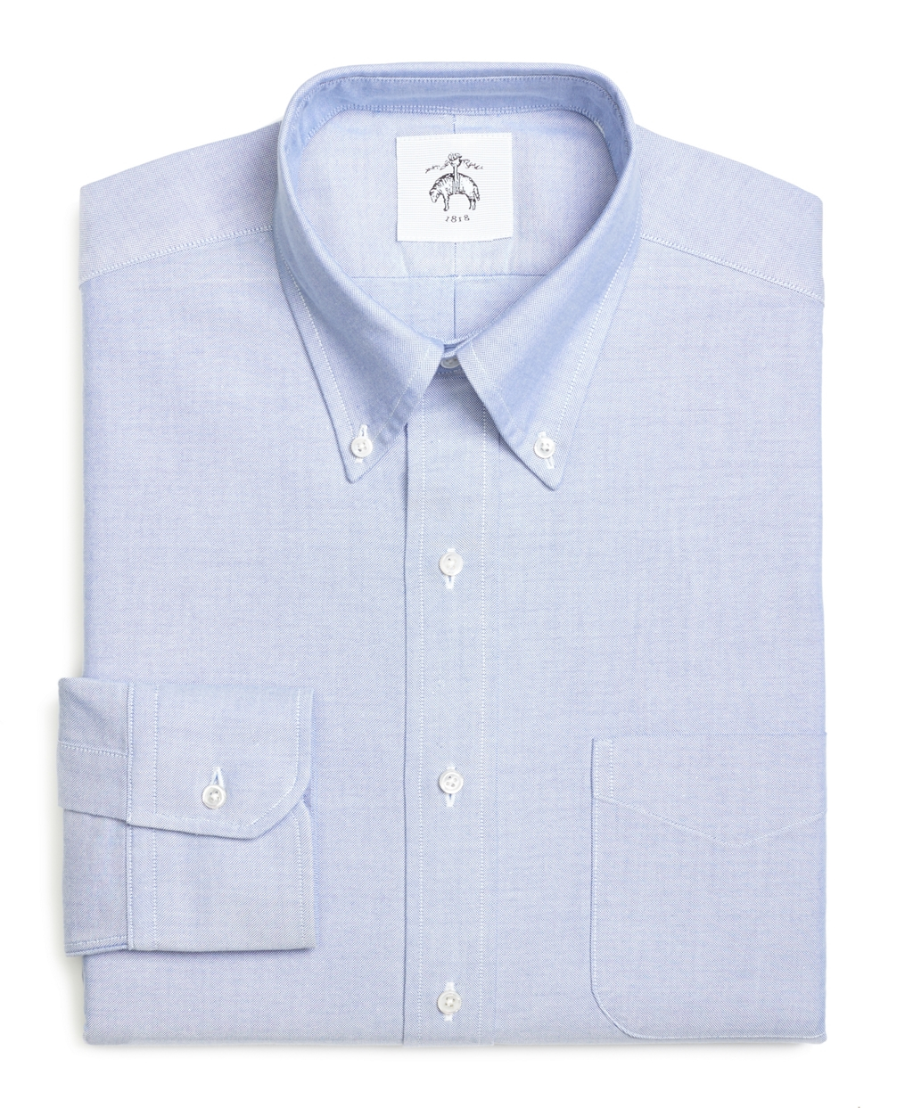 Lyst Brooks Brothers Oxford Buttondown Shirt in Blue for Men