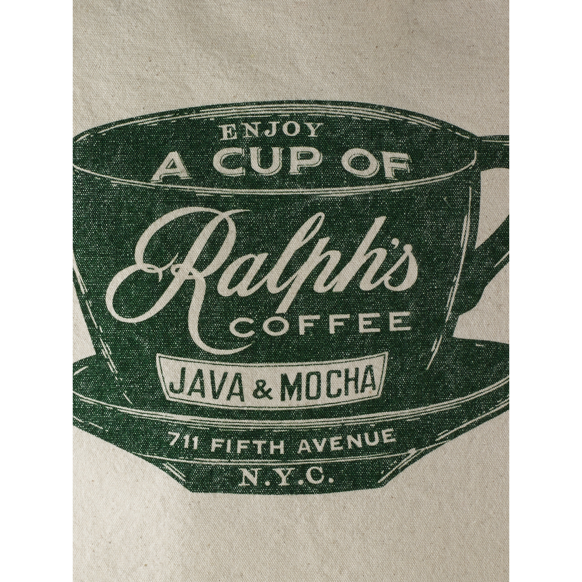 Polo Ralph Lauren Cotton Ralph's Coffee Tote Bag in Cream (Natural 