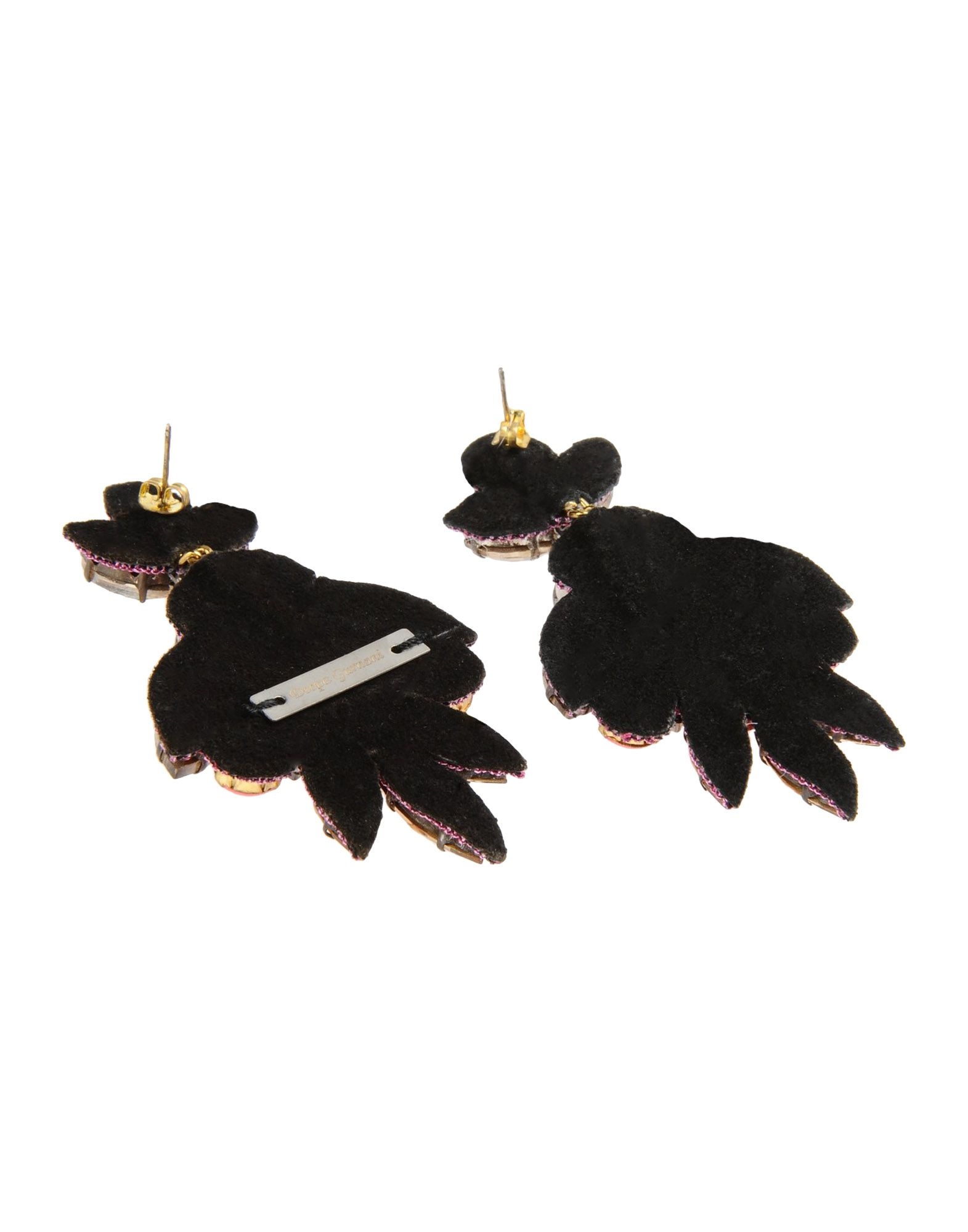 Lyst Deepa Gurnani Imperial Garden Flower Drop Earring In Purple Gallery