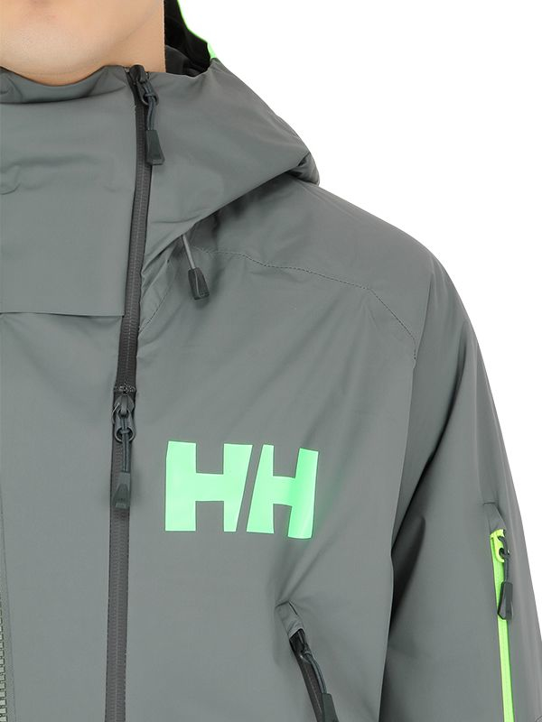 helly hansen green ski jacket