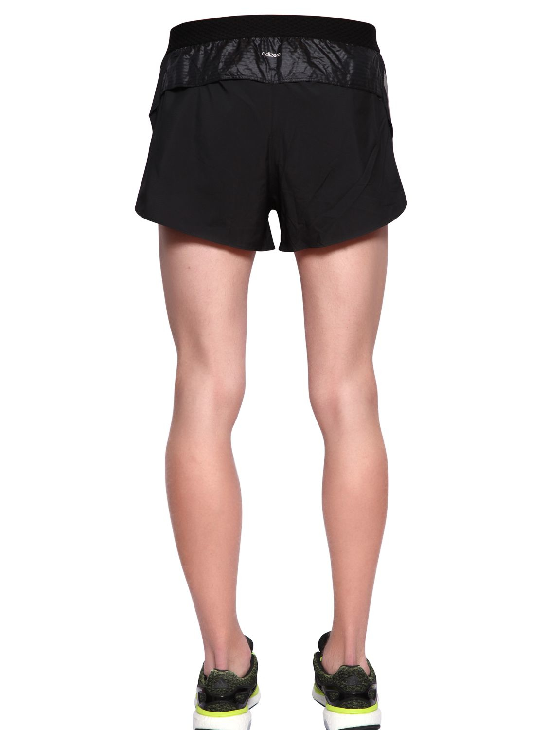 adidas Originals Synthetic Classic Logo Nylon Running Shorts in Black