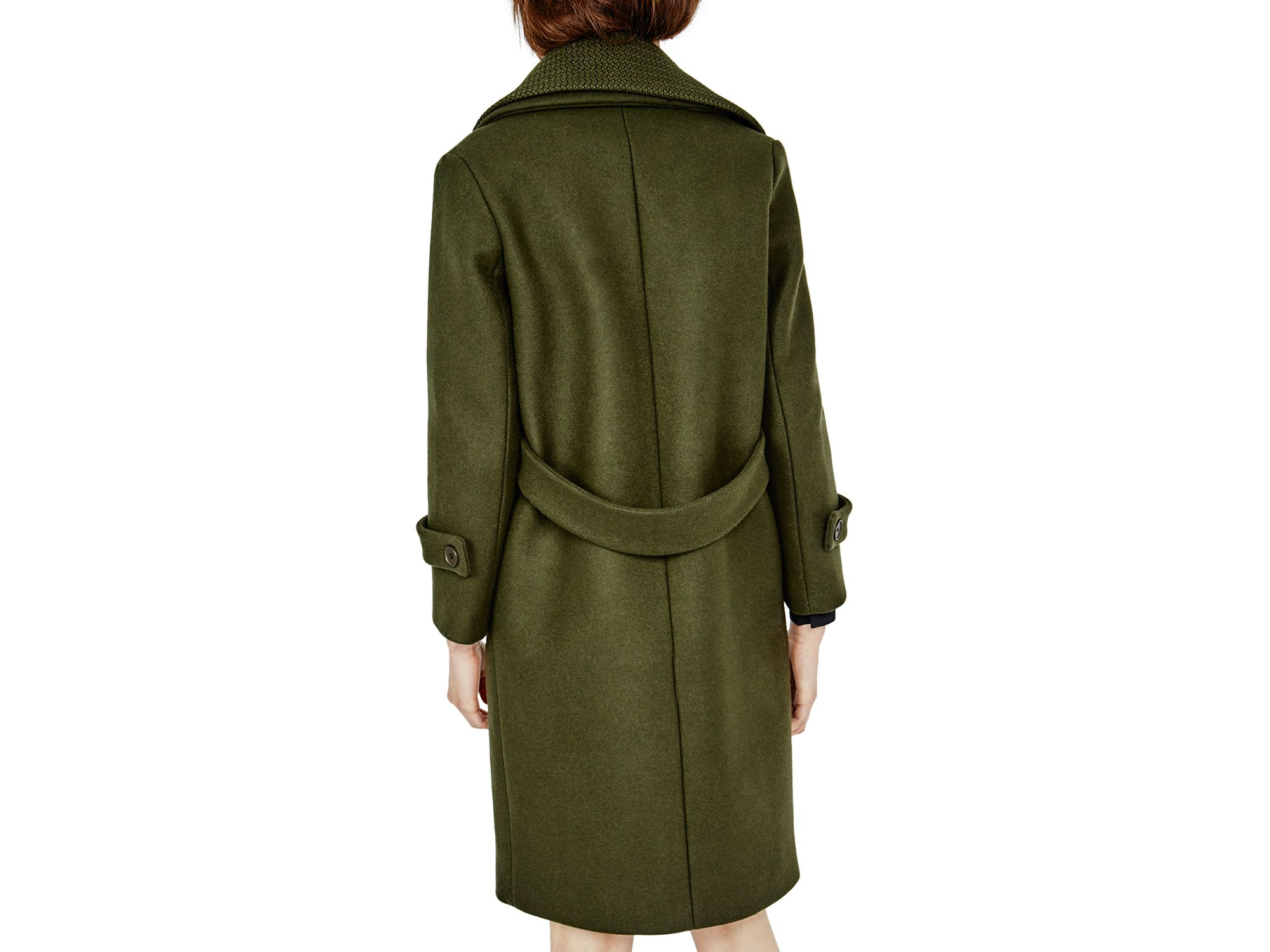 maje green coat