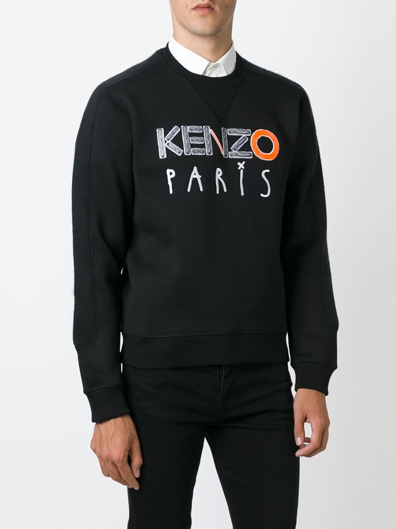 kenzo paris black sweatshirt