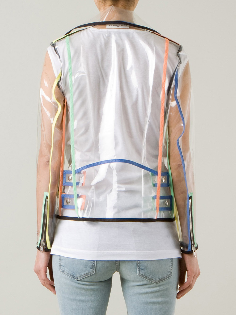 transparent biker jacket