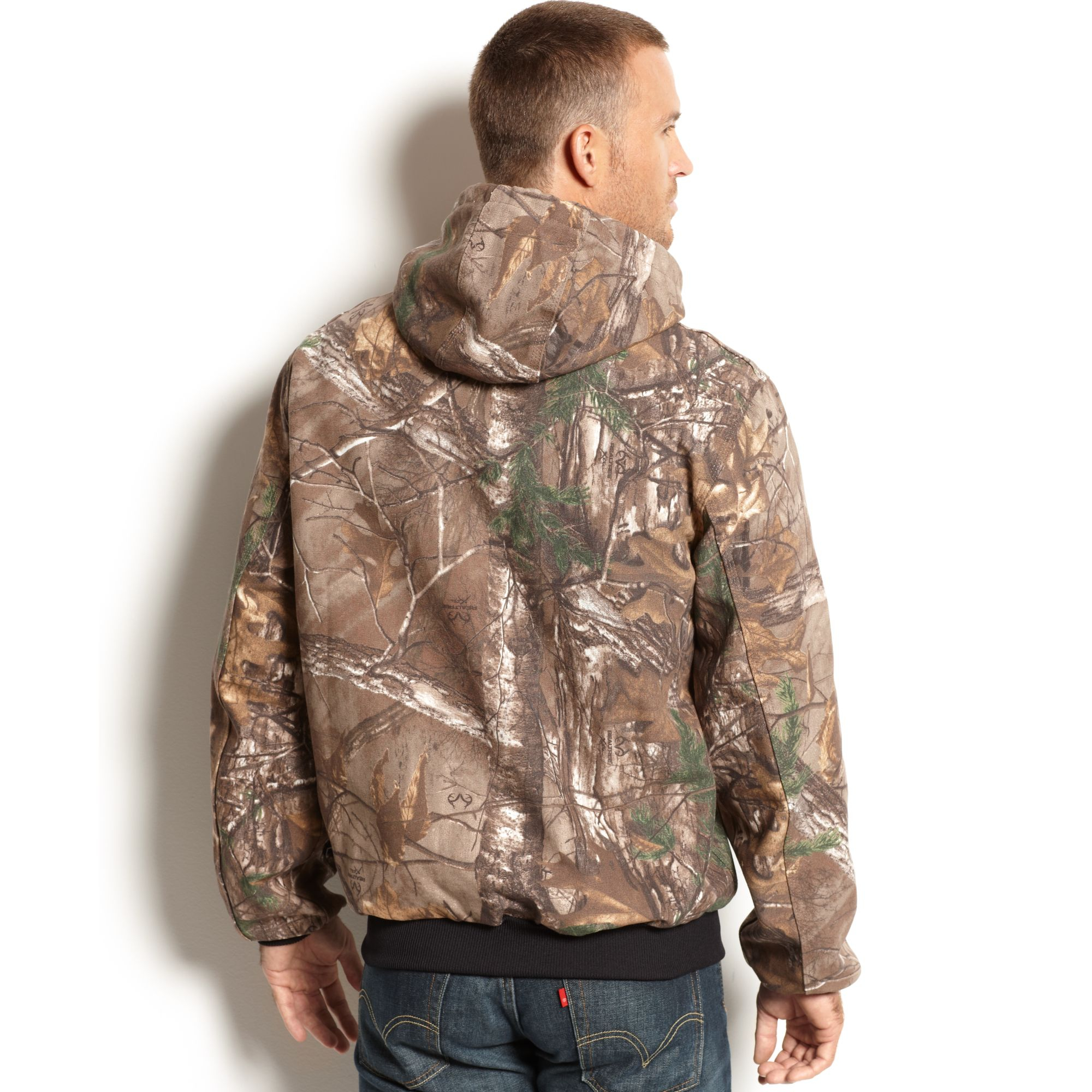 Lyst Carhartt Camo Print Quiltjacket in Brown for Men