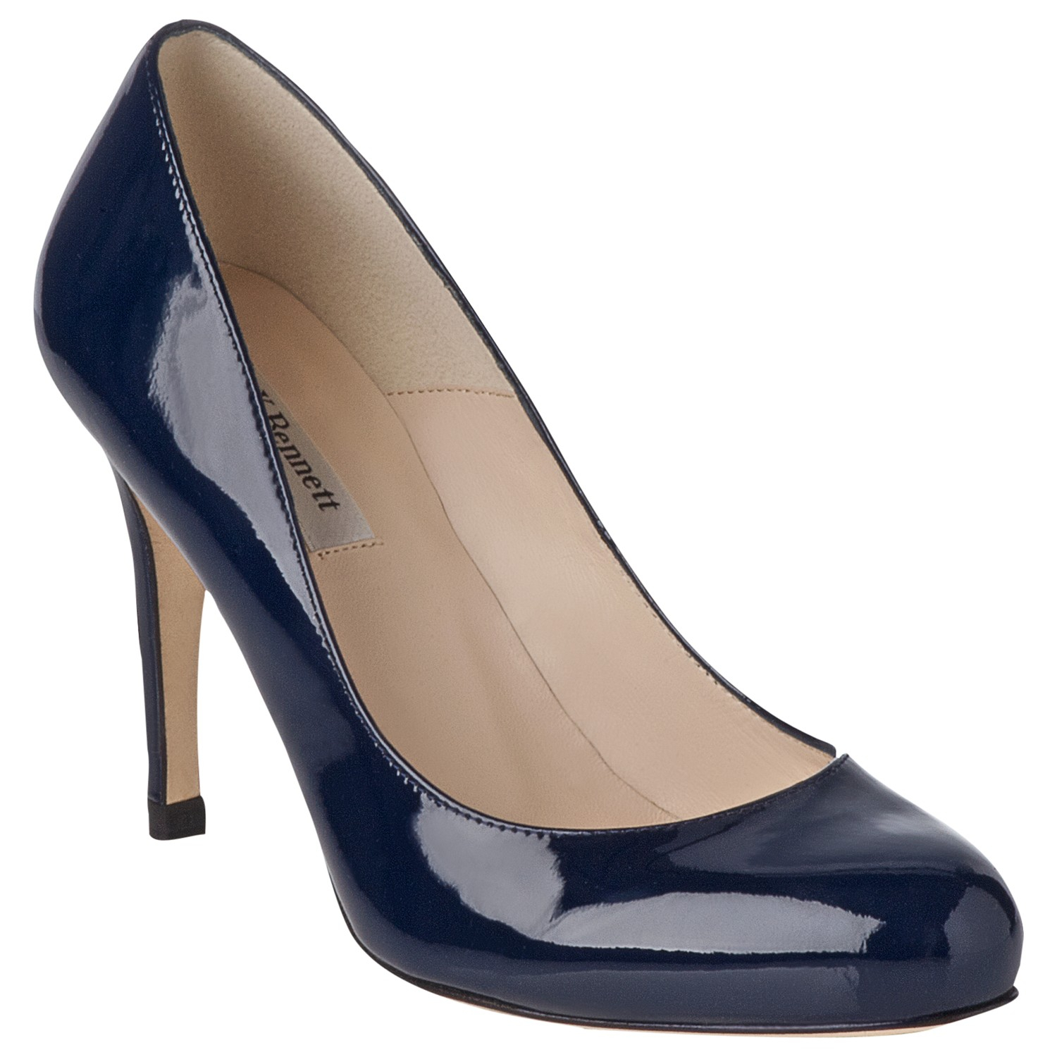 L.k.bennett Stila Leather Court Shoes in Blue (Navy) | Lyst