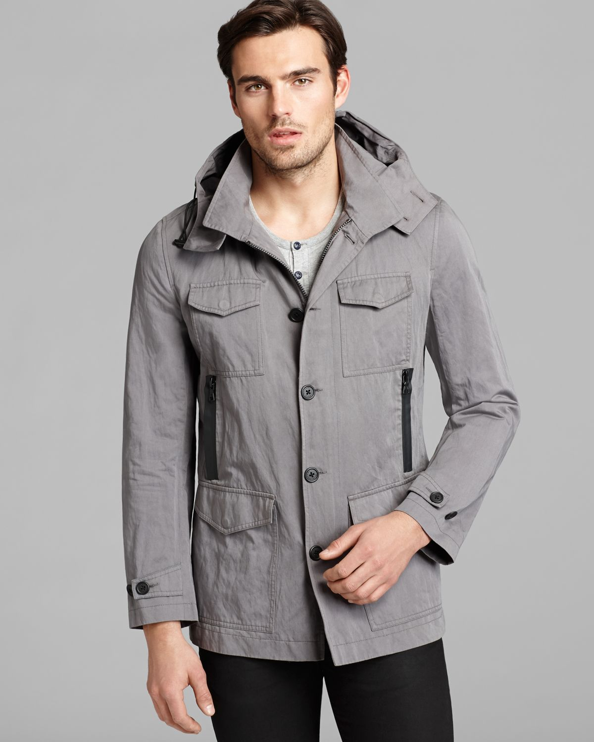 Elie Tahari Alex Jacket In Grey Gray For Men Lyst