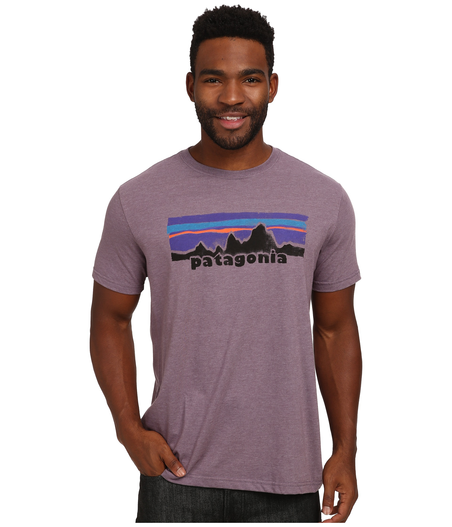 patagonia t shirt purple