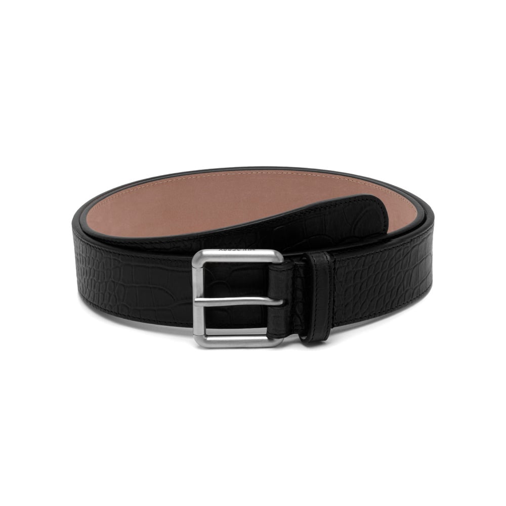 Lyst - Mulberry 35mm Roller Buckle Belt in Black for Men