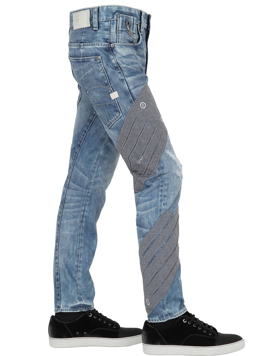 Octopus Destroyed Denim Jeans 