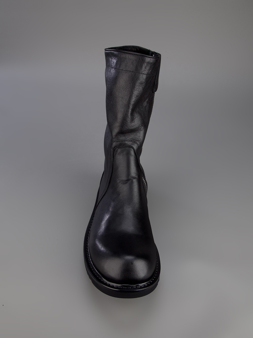 Rick Owens Side Zip Boot in Black for Men | Lyst