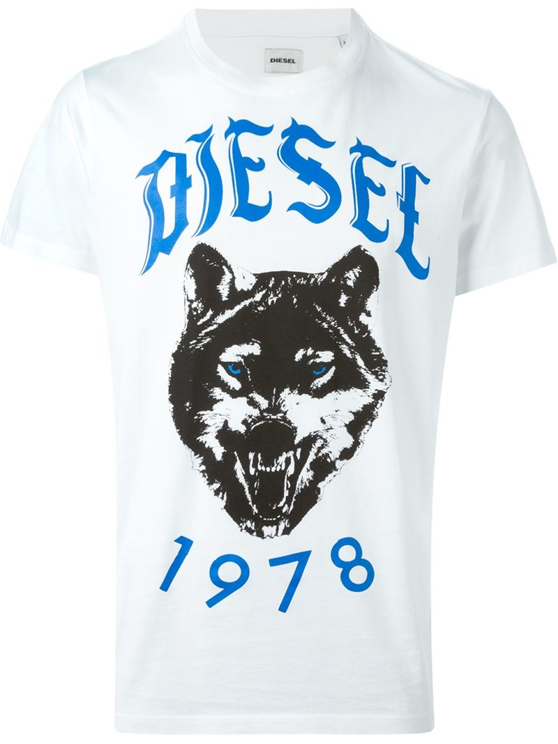 Lyst - Diesel 'T-Roff' T-Shirt in White for Men